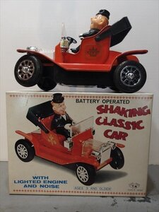 野村トーイ SHAKING CLASSIC CAR ブリキ 1960年代 当時物 バッテリー式 シャーキング クラシック カー 箱付 雑貨