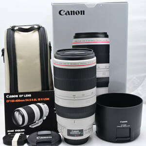 ★新品級★　Canon キヤノン 望遠ズームレンズ EF100-400mm F4.5-5.6L IS II USM フルサイズ対応 EF100-400LIS2