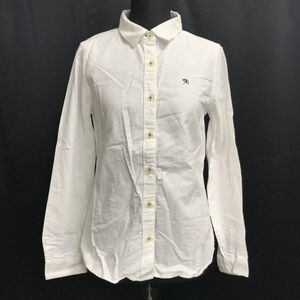 Arnold Palmer/アーノルドパーマー★長袖シャツ【レディース2/white/白】ブラウス/コットン/ゴルフ/Tops/Shirts◆BH841