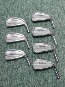 タイトリスト 714 CB FORGED アイアンヘッド単品 4〜Pw 7個セット 20240806