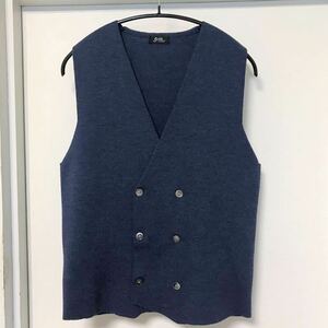 ◆【美品】Brilla per il gusto ブリッラ ペル イル グストBEAMS ビームス ダブルニットジレBLUE M