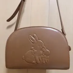 フランシュリッペ　おやこうさぎ　ショルダーBAG キャメル　美品