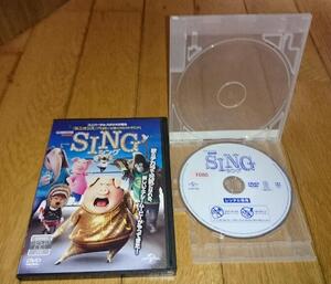 ・●SING シング　（2017年の映画）「ＣＧアニメ・映画・ＤＶＤ」　レンタル落ちＤＶＤ