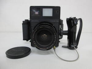 中古 カメラ 中判カメラ 6x9 マミヤ MAMIYA ユニバーサル UNIVERSAL MAMIYA-SEKOR P 1:5.6 f=75mm ※動作未確認 ／L