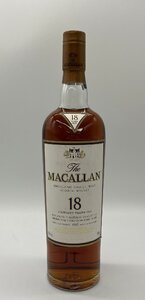 ●未開栓　マッカラン18年 1997 シェリーオークカスク シングルモルト スコッチウイスキー 700ml 43度　MACALLAN