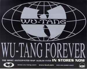 非売品！オフィシャルプロモステッカー WU-TANG / WU-TANG FOREVER ステッカー（新品）