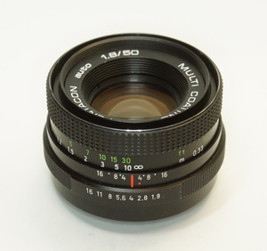 ドイツ製 PENTACON auto 1.8/50 MULTI COATING M42 264N-466 ブラック 後期型 A/M切替レバー PENTACON