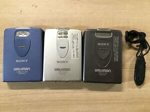 SONY WM-FX2 WM-EX2 他 ソニー カセットプレーヤー WALKMAN ウォークマン 3点セット◆ジャンク品 [4574W]