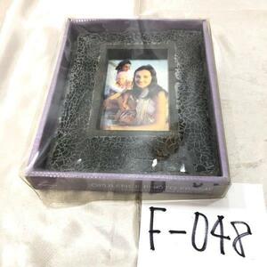 Opulence Photo Frame Mirrored Crackled Glass Effect フォトフレーム 10.2x15.3 cm F-048