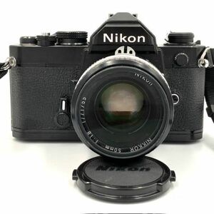 仙3　Nikon FE 一眼レフフィルムカメラ ブラックボディ ニコン / NIKKOR 50mm 1:1.8 レンズ