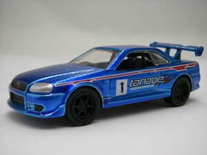 ジェイダ / R34 日産 スカイライン GT-R (青) ルース Jada Toys