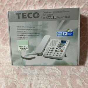 n 2835 東元 TECO 免電腦 Skype 電話 未開封