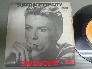 DAVID BOWIE/SUFFRAGETTE CITY★シングル　英国盤