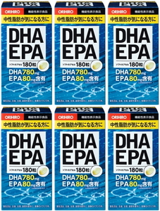 オリヒロ■DHA EPA 180粒×6個セット■中性脂肪が気になる方に