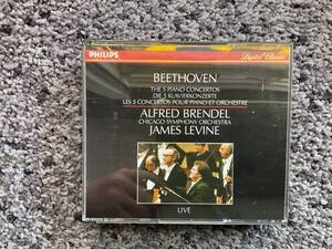 問題あり 帯なし 411 189-2 3CD BEETHOVEN THE PIANO CONCERTOS ALFRED BRENDEL CHICAGO SYMPHONY ORCHESTRA JAMES LEVINE PHILIPS