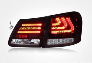 レクサス GS GS300 GS450h 2005-2012年 LEDテールライト テールランプ 流れるウインカー ドレスアップ　外装カスタム