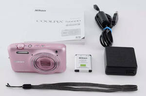 Nikon COOLPIX S6600 ピンク　動作確認済　箱付き　付属品 2542