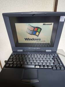 PC-9821Nw150 S20C Windows95、簡易動作確認、現状渡し