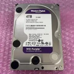 WD40PURX 4TB PURPLE 動作良好 29105h 不良セクターなし