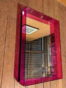 未使用 Kartell カルテル フィリップ スタルク フクシャピンク ONLY ME オンリーミー アクリル ミラー 鏡 ゴースト/新品 展示品