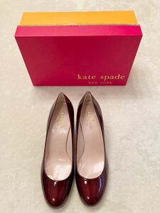 kate spade NEW YORK エナメルパンプス37ハーフ