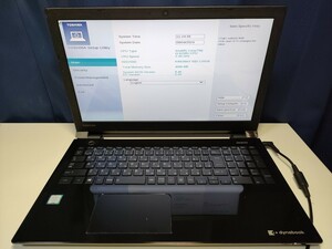 【ジャンク】東芝 dynabook T55/BB Core i3-6100U BIOS起動可能 起動不安定 マザーボード 液晶パネル キーボード【動作確認済み】