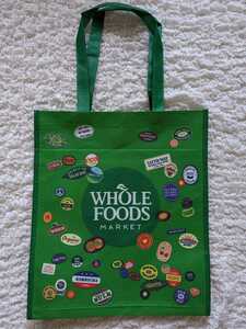 WHOLE FOODS MARKET ホールフーズマーケット●エコバッグ グリーン