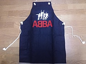 レトロ　ABBAアバエプロン　新品未使用品　黒・赤