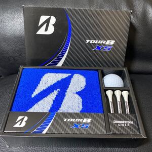 新品 ブリヂストン ツアーB ★ ボール ティー タオル セット 未使用 XS　ギフト　ゴルフ