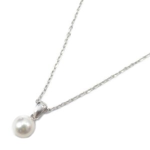 ミキモト パール ネックレス ブランドオフ MIKIMOTO K18WG（ホワイトゴールド） ネックレス K18WG 中古 レディース