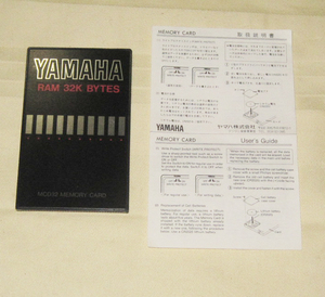 ★YAMAHA MCD32 MEMORY CARD RAM 32K BYTES★OK!!!★MADE in JAPAN★