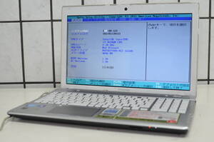 【ジャンク品】ノートPC 東芝 T652/58FWS core i7-3610QM メモリ4GB