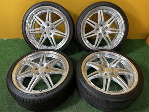 No.890　WORK　ワーク　GNOSIS　グノーシス　19×8JJ　5穴　PCD112　2021年製　MINERVA　RADIAL　F205　235/35ZR19　4本　160サイズ×4