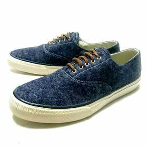 未使用/SPERRY TOP-SIDER/CVO WOOL/スペリー トップサイダー/シーヴィオー ウール/デッキスニーカー/US9M=27.0cm/navy(blue)③