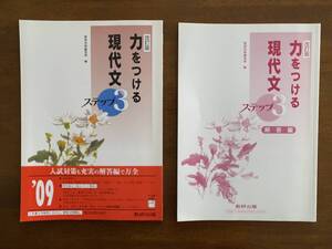 力をつける現代文　ステップ3　数研出版　解答編付　平成20年発行