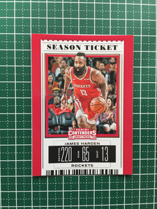 ★PANINI NBA 2019-20 CONTENDERS DRAFT PICKS #18 JAMES HARDEN［HOUSTON ROCKETS］ベースカード SEASON TICKET★