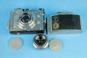 Plaubel Makina Ⅲ　Anticomar 2.9/10cm 　Orhay 6.8/7.3cm ピントグラス　6×9フィルムバック　レンズキャップ