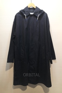 経堂) ノーティカ NAUTICA フーデット バルマカーン コート Hooded Balmacaan Coat サイズM ネイビー フード付