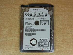 △B/839●日立 HITACHI☆2.5インチHDD(ハードディスク)☆250GB SATA300 5400rpm☆HTS543225A7A384☆中古品