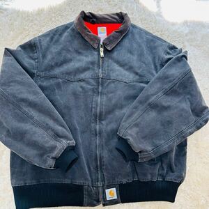 【圧巻のオシャレ】 Carhartt カーハート サンタフェジャケット デトロイト 90s vintage ヴィンテージ　USA製 XL〜2XL相当　大きいサイズ　