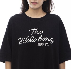 【SALE】★送料無料★2024春夏 新品【BILLABONG/ビラボン】THE BILLABONG CROPPED TEE クロップドＴシャツ BLK レディースL BE01C-204