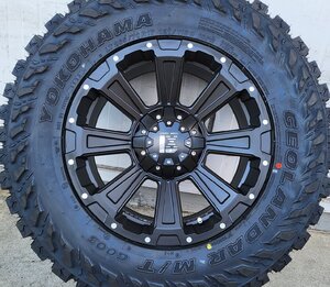 タイヤホイールセット 17インチ DeathRock ヨコハマ ジオランダー MT G003 265/70R17 285/70R17 120 150 プラド ハイラックス サーフ FJ H3