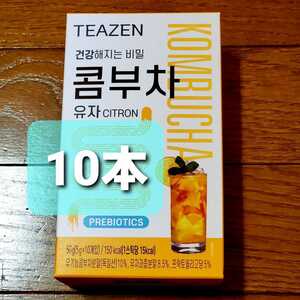 【匿名】TEAZEN ティーゼン コンブチャ ゆず味 5g ×10