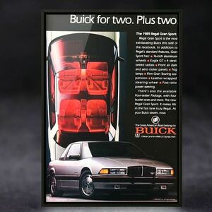 1989年 USA 当時物 ビュイック リーガル グランスポーツ 広告 /カタログ Buick Regal Gran Sport 中古 旧車 車 マフラー ホイール パーツ