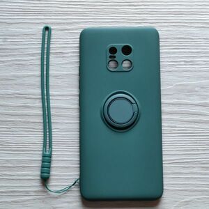 Huawei Mate 20 Pro 　ソフトケース カバー グリーン　TPU　スマホリング