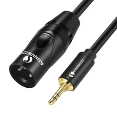 ANNNWZZD 3.5mm ステレオ to xlr オス ケーブル