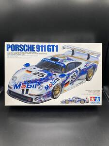 【2636】未組立 タミヤ 1/24 スポーツカーシリーズ NO.186 ポルシェ 911 GT1