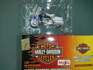 Maisto マイスト 1/24 Harley-Davidson ハーレー ダビッドソン 1968 FLH 　エレクトラグライド 　リキッドブルー