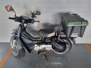 東京【中古車】スーパーカブ110cc JA10 +電源付き、ヘルメット、カーゴ、ネット、スマホホルダー （バッテリー切れ）