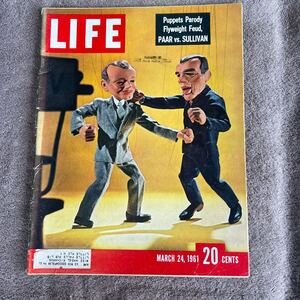 ☆長期保管品☆ 洋書 LIFE 1961年3月24日号 LIFE誌 ライフ誌 洋雑誌 ビンテージ レトロ 雑誌 広告 ポスター コレクター LIFE誌 洋書 ライフ